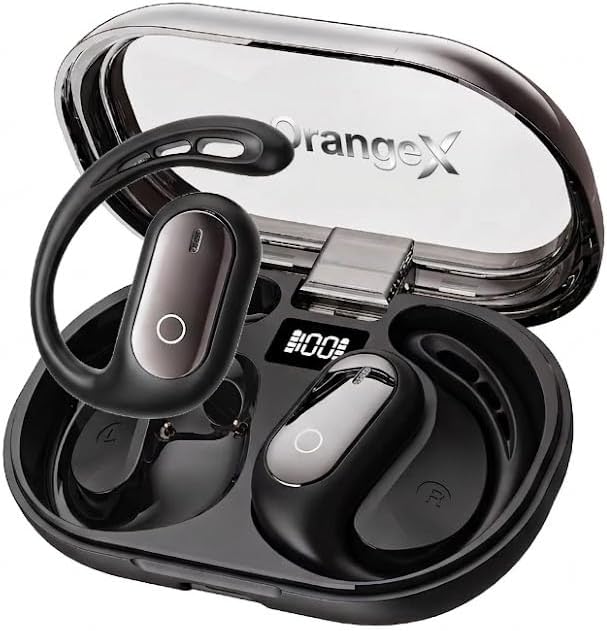 OrangeX AI-Kopfhörer mit gleichzeitiger Übersetzung 158 Sprachen, Bluetooth-Kopfhörer, 5-in-1-Sofort