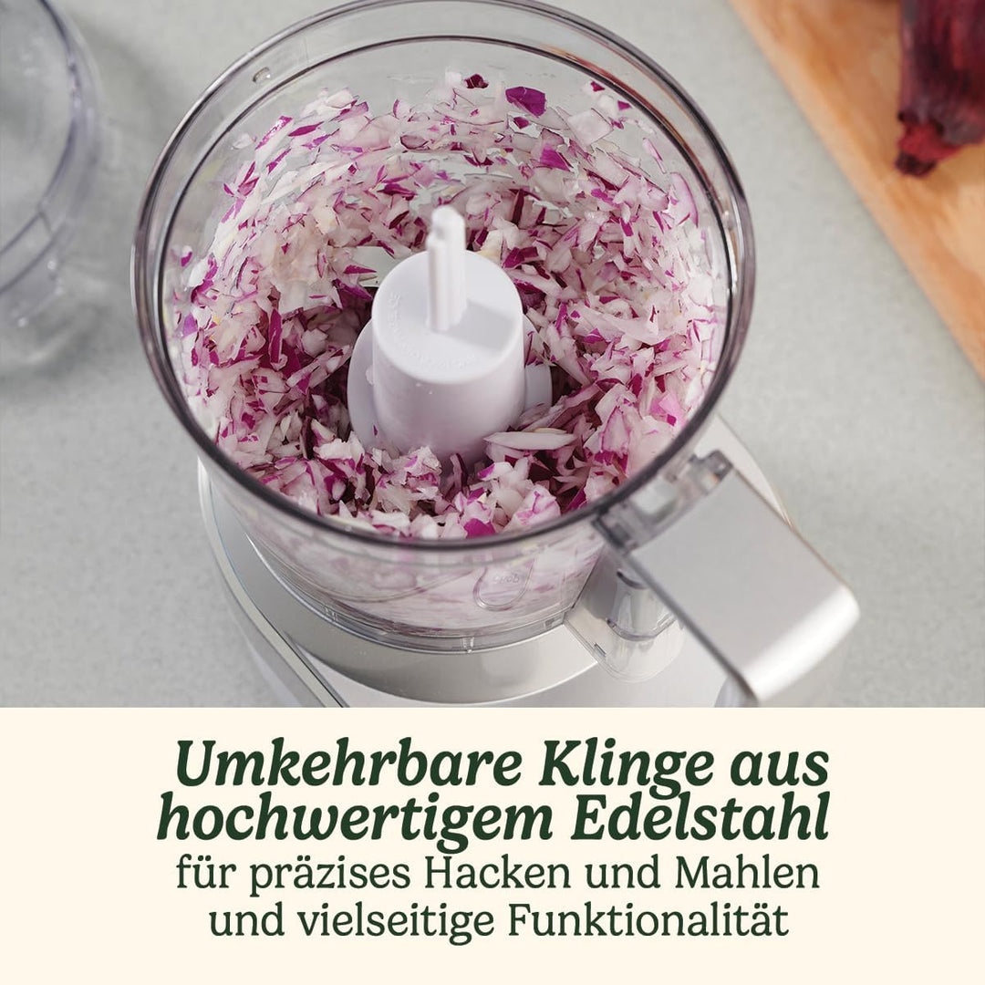 CUISINART RMC100E Mini-Zerkleinererer, kabellos, Li-Ion-Akku, USB-Ladegerät, spülmaschinenfestes Zub