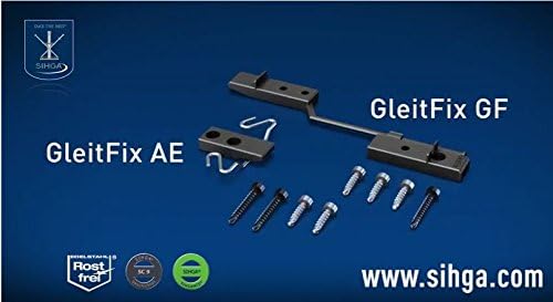 GleitFix GF Sihgamid | Holzterrassen-Montage | unsichtbare Verschraubung | Grösse 22 mm - Inhalt 50