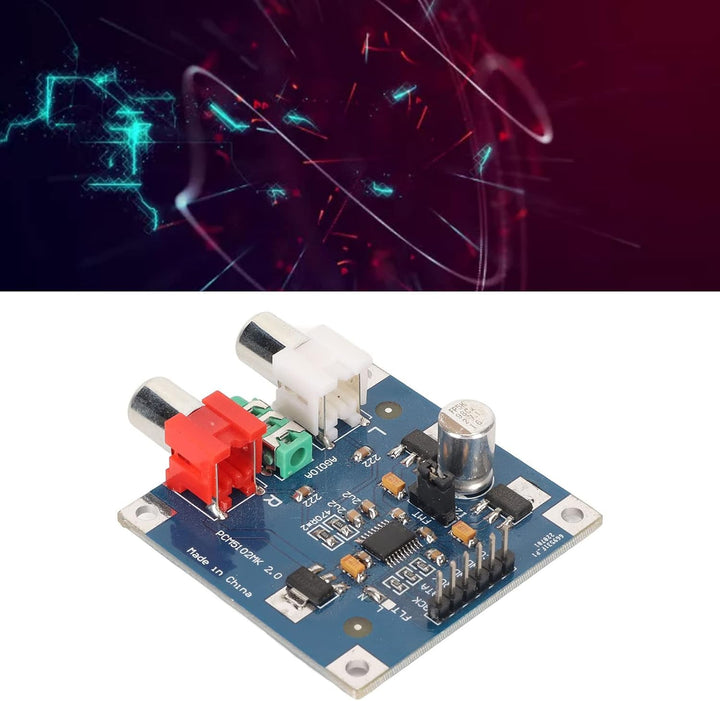 DAC Decoderplatine für Leistungsverstärker, PCM5102/PCM5102A DAC Decoder, I2S Eingang 32 Bit 384 K m