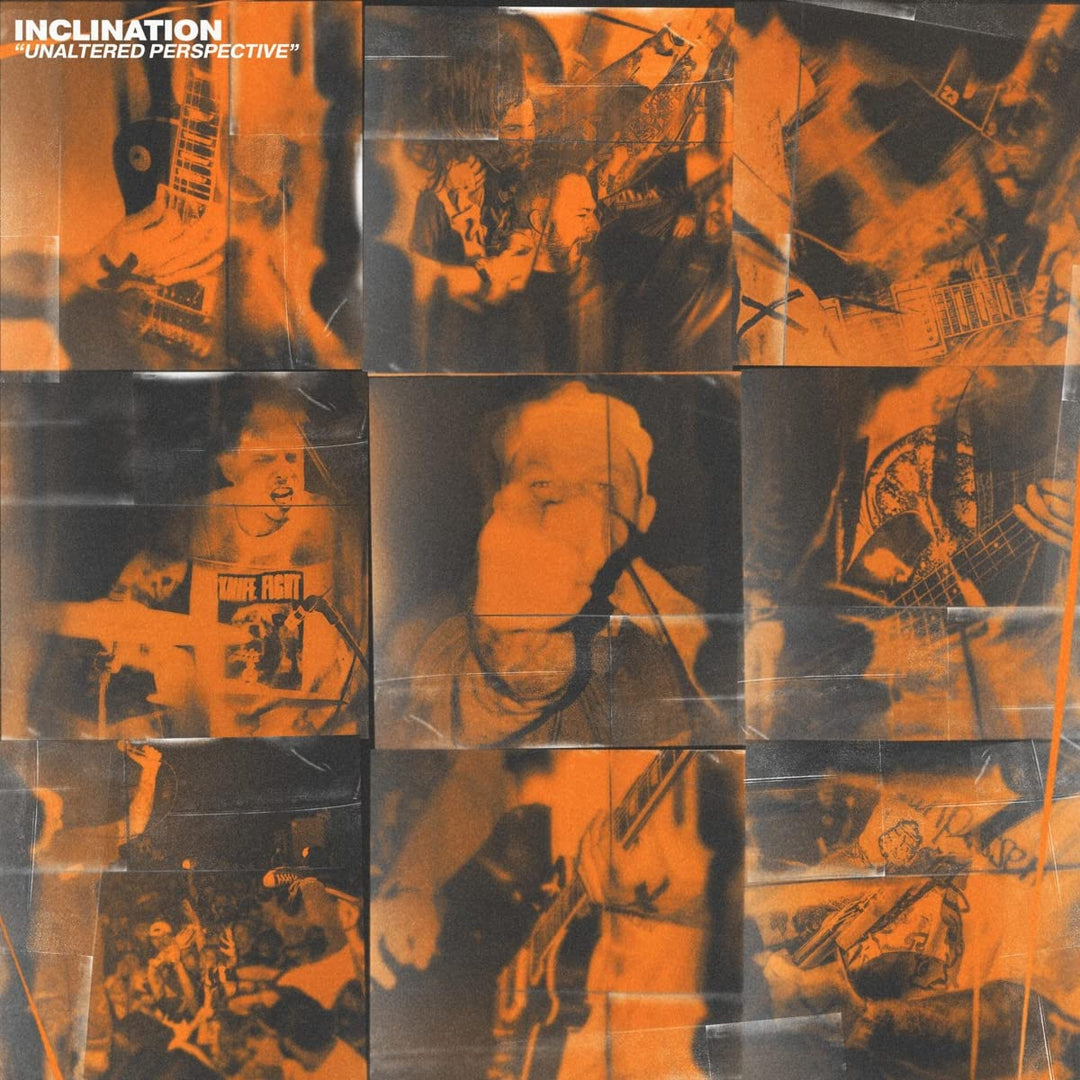 Unaltered Perspective - Black & Orange Pinwheel, Vinyl