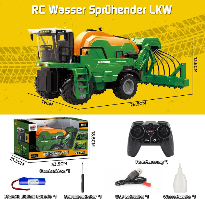 Ferngesteuerter Traktor Ferngesteuert, Trecker Ferngesteuert Traktor Spielzeug ab 3 Jahre, Traktor m