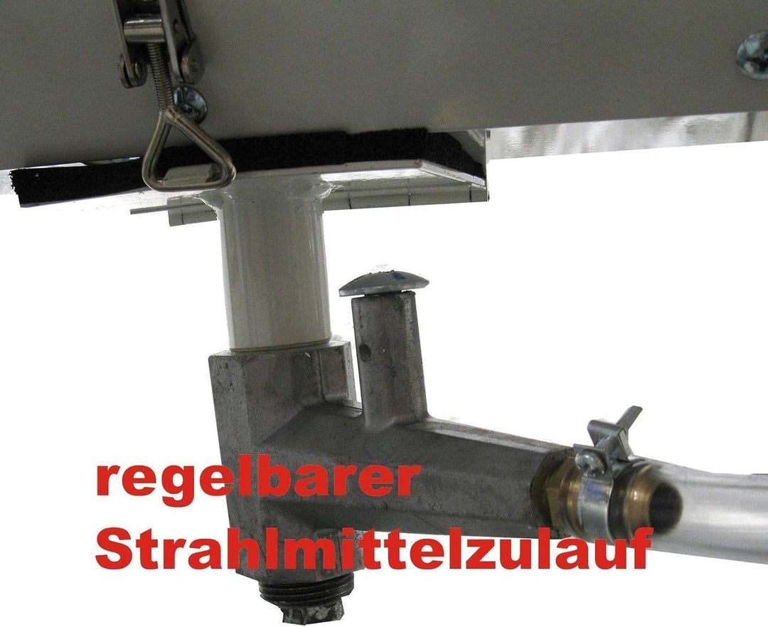 Sandstrahlkabine Sandstrahlgerät SBC420 Absaugung Sandstrahlanlage 420L AWZ