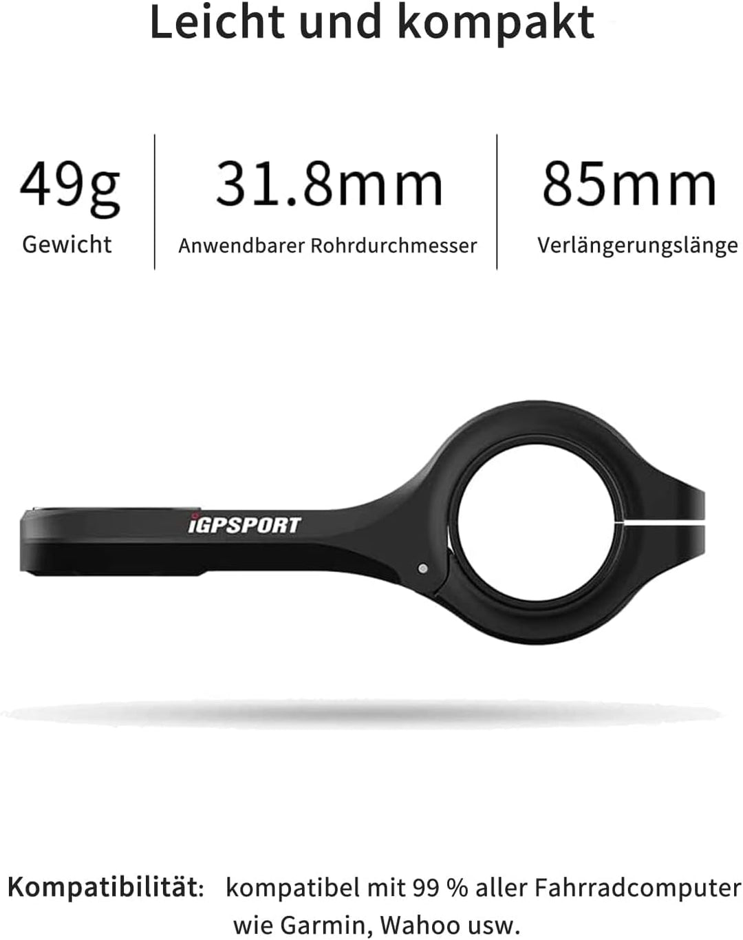 iGPSPORT BSC200S Fahrradcomputer Kabellos, 2,4“ Farbbildschirm GPS Routennavigation Fahrrad Tacho, B