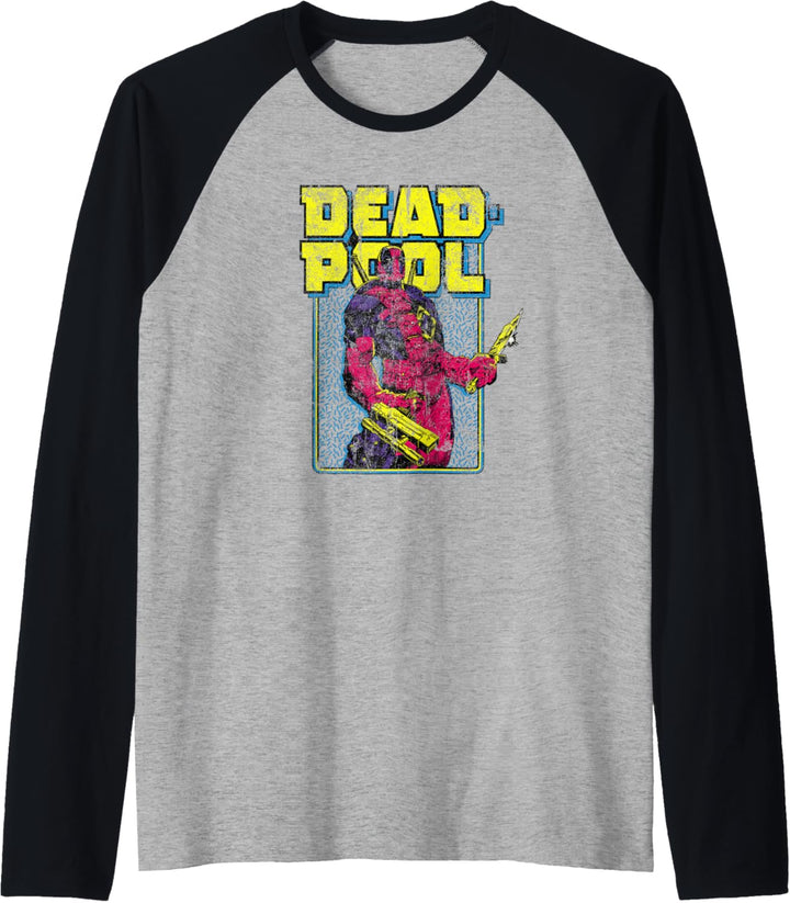 Marvel Deadpool 90's Style Raglan