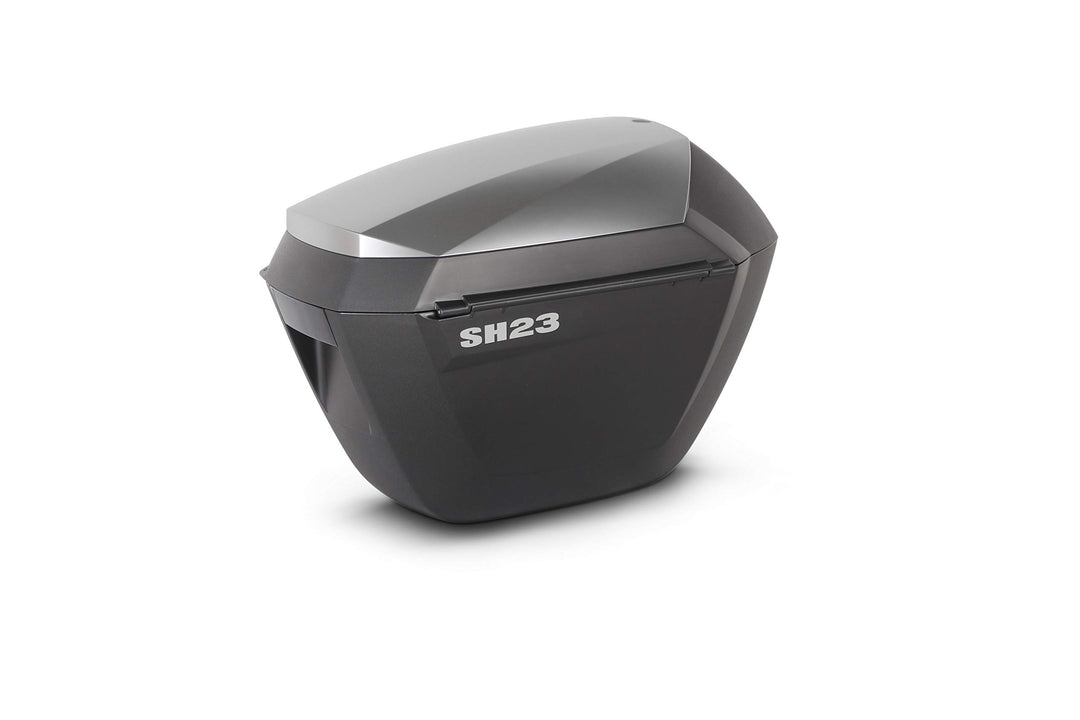 D0b23200w - seitenkoffer mit aluminium-finish sh23 alu kompatibel mit look