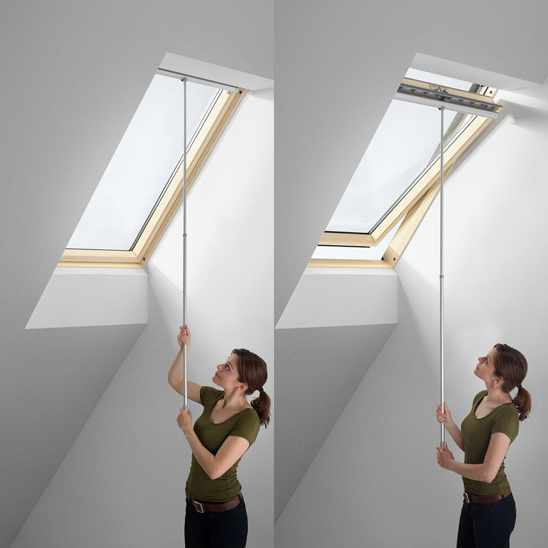 VELUX ZCT 200K Teleskop-Bedienstange, attic, für GGL/GGU VELUX Dachfenster und Rollos, 100–180 cm