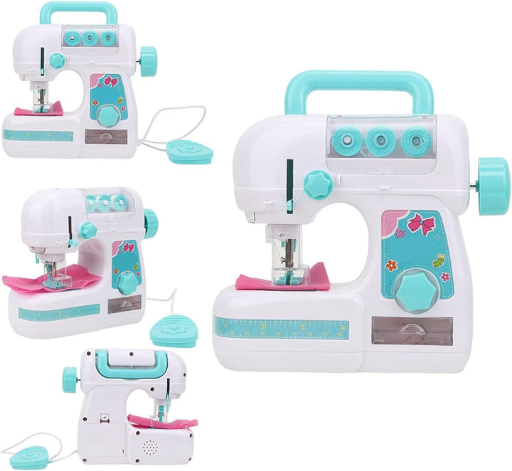 Bonbela Elektrische Nähmaschine Spielzeug für Kinder Mädchen Kinder 3+ Jahre mit Zartem Design Premi