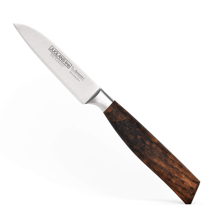 Burgvogel Solingen Juglans Line Gemüsemesser Walnussholz 9 cm, rostfrei, Küchenmesser scharf geschmi