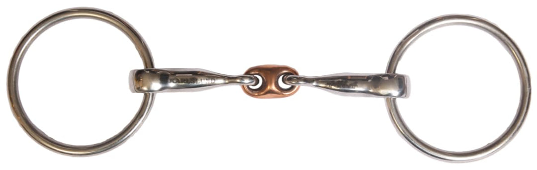 Karlslund Gebiss Three-Part Bit, Schwarz, 11.5 cm, k330-115
