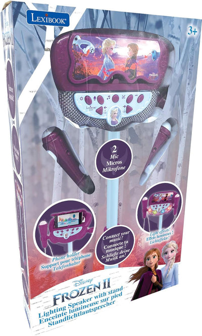 LEXIBOOK S160FZ Disney Frozen Eiskönigin, Standlichtlautsprecher für Kinder, musikalisches Spiel, ve