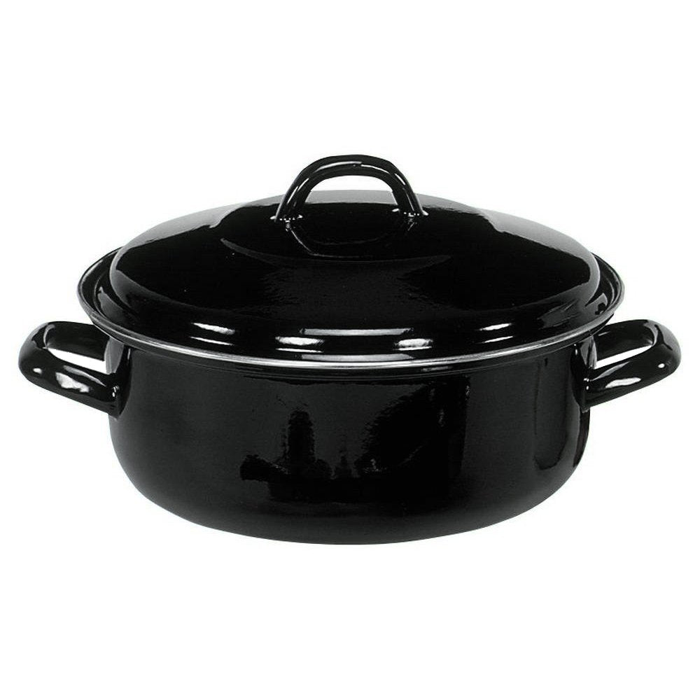 KRÜGER Karl Kölner Bräter 22 cm Nostalgie, Aluminium, Schwarz, 22 cm