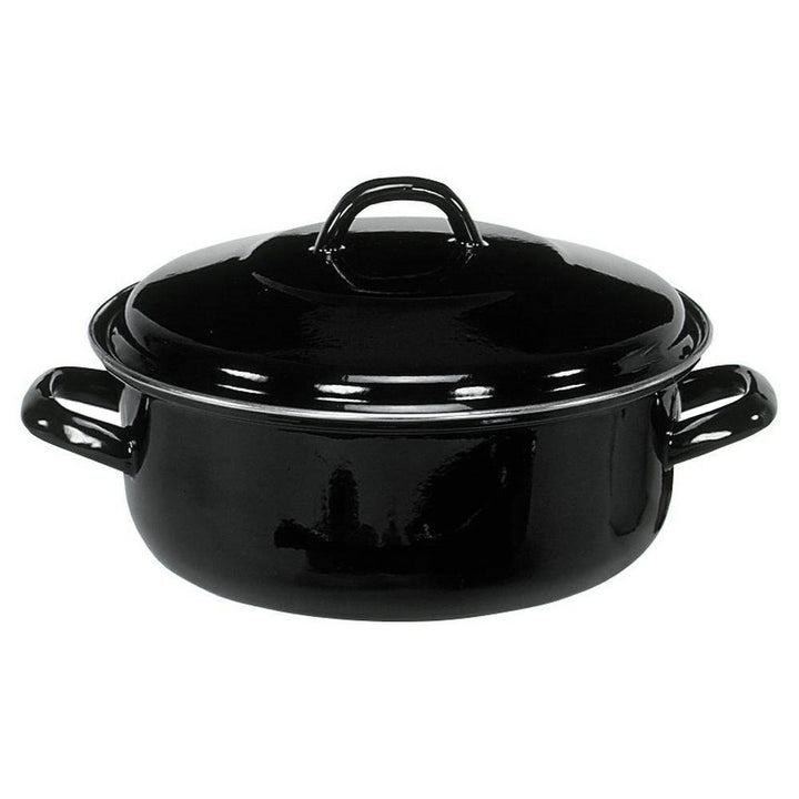 KRÜGER Karl Kölner Bräter 22 cm Nostalgie, Aluminium, Schwarz, 22 cm