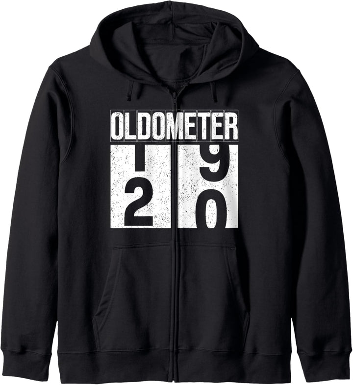 Oldometer 19-20 20th Birthday Gifts 20 Years Old Men Women Kapuzenjacke