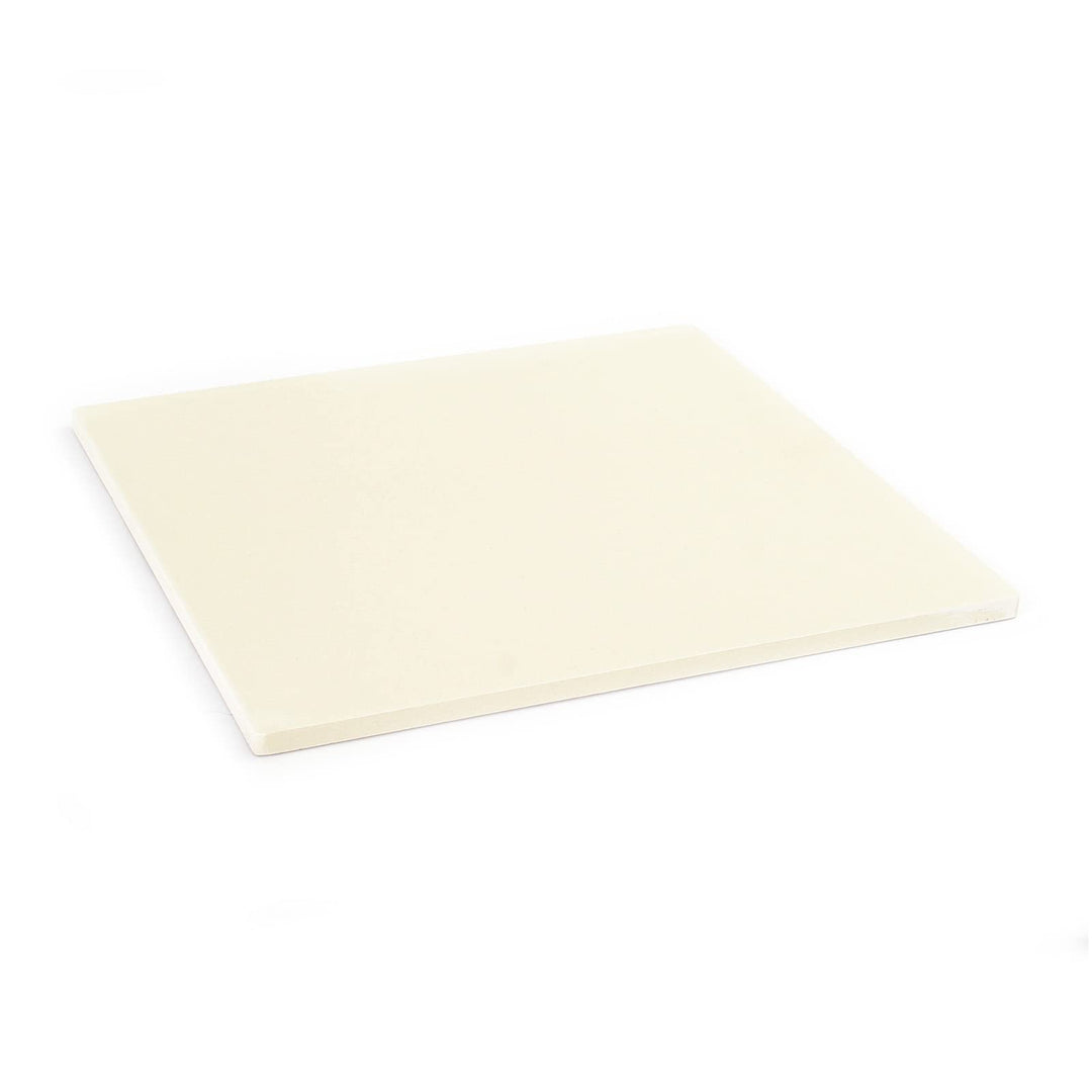 Toboli Pizzastein für Gasofen 330x330mm rechteckig aus Cordierit bis 500°C für knusprigen Pizzaboden
