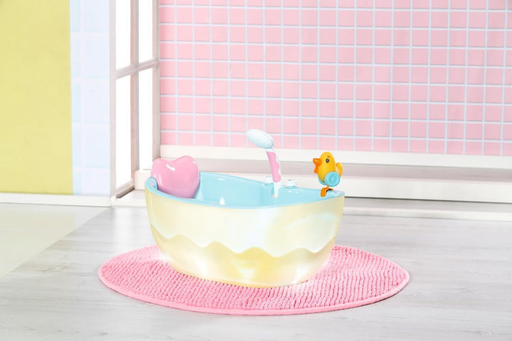 Zapf Creation 832691 BABY born Bath Badewanne - Puppenbadewanne mit Farbwechsel- und Soundfunktion,