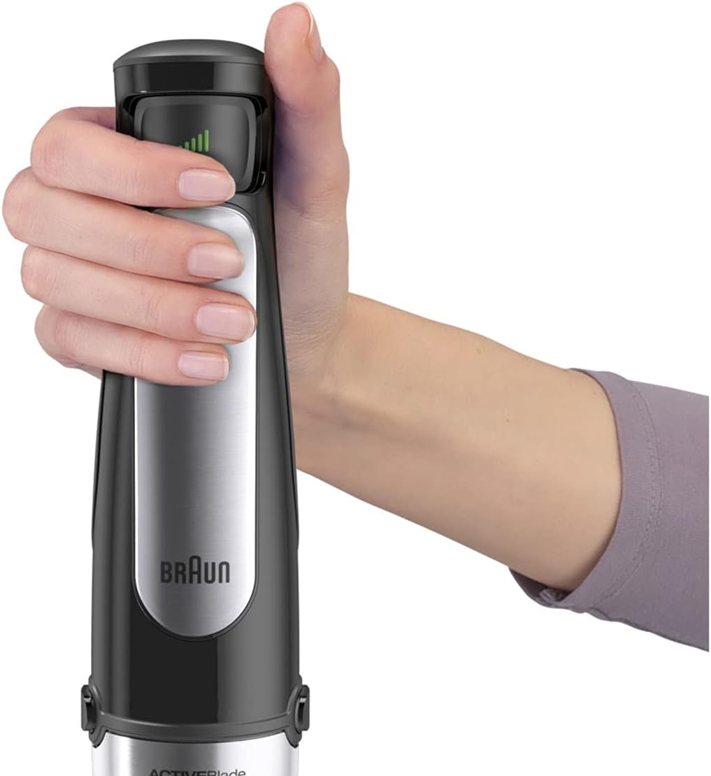 Braun MultiQuick 7 MQ7025X, Stabmixer mit ACTIVEBlade Technologie & POWERBell Plus, EasyClick system