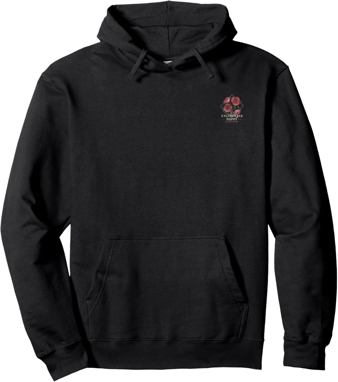 California Poppy Front & Back Pullover Hoodie