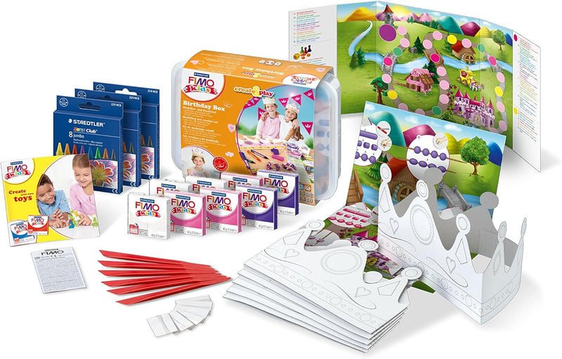 Staedtler 8033 04 - Fimo Kids Create and Play Birthday Box Princess, Princess