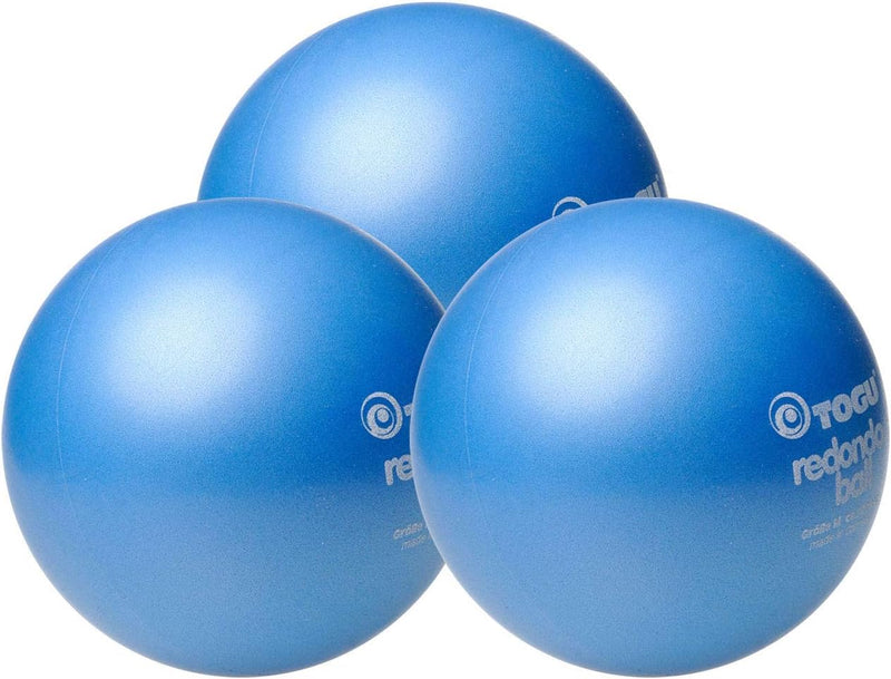 Togu Redondo Ball Kombis | 3er | 5er | 10er | Pilates-, Gymnastik-, und Fitnessball Blau 22cm 3 Bäll