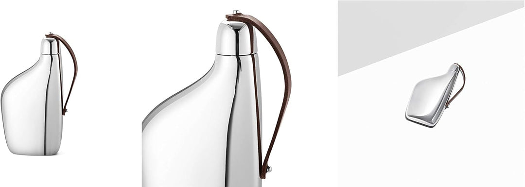 Georg Jensen Sky Flachmann aus Edelstahl hochglanzpoliert 0,15 Liter
