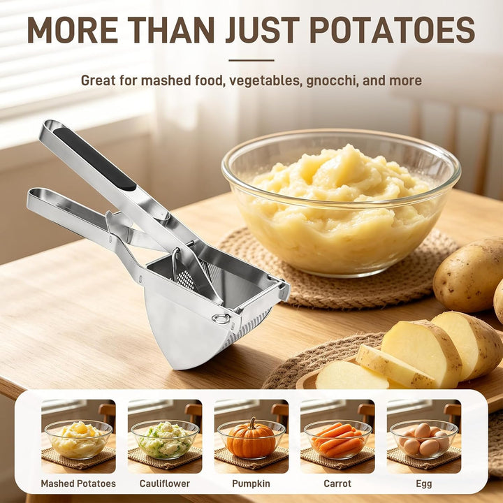 Kartoffelpresse Edelstahl, Kartoffelstampfer