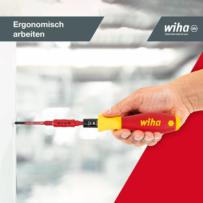 Wiha verstellbarer VDE Drehmoment Schraubendreher TorqueVario®-S electric (26627) variabel einstellb