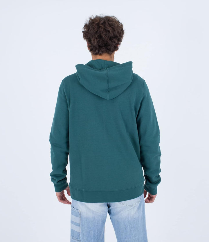 Hurley Herren Box Zip Fleece Sweatshirt S Eden, S Eden