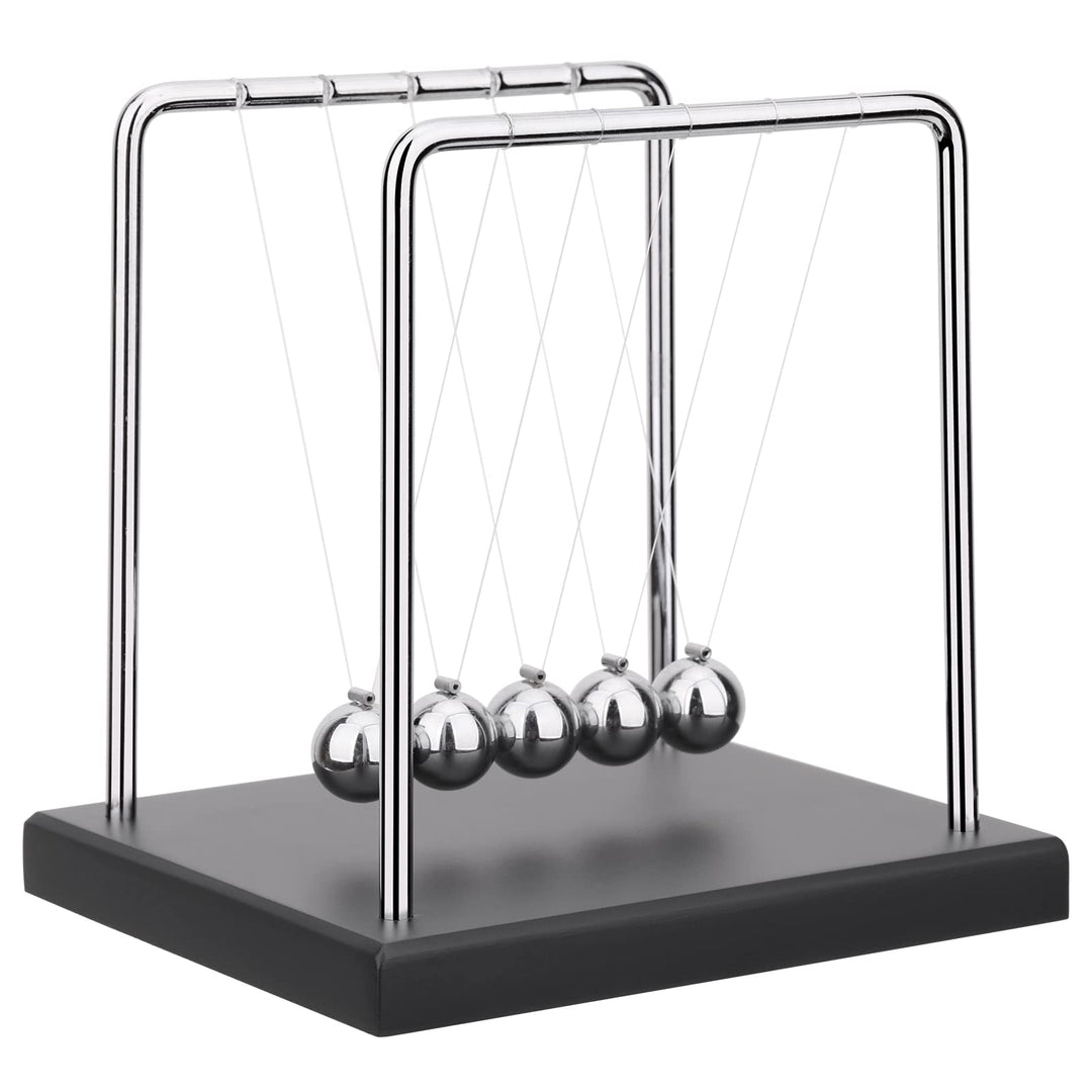 QLKUNLA Newtons Cradle Balance Balls Wissenschaft Physik Gadget Desktop Dekoration Kinetische Bewegu