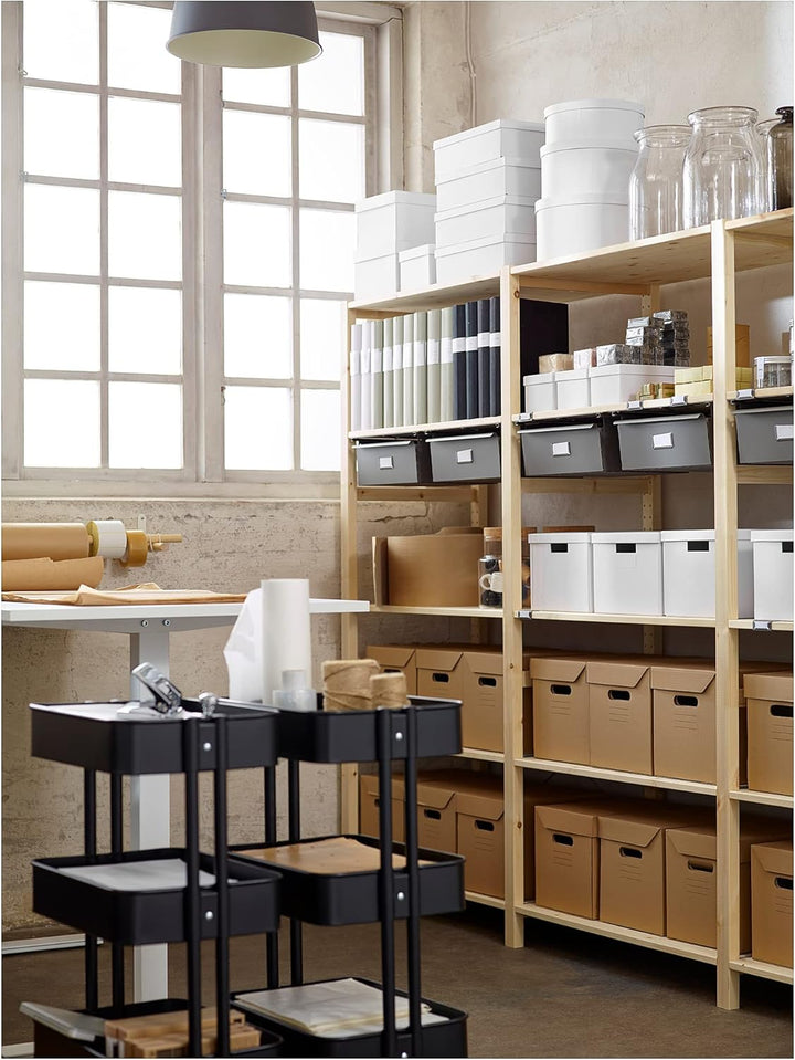 IKEA RÅSKOG Trolley, 35x45x78cm, Schwarz