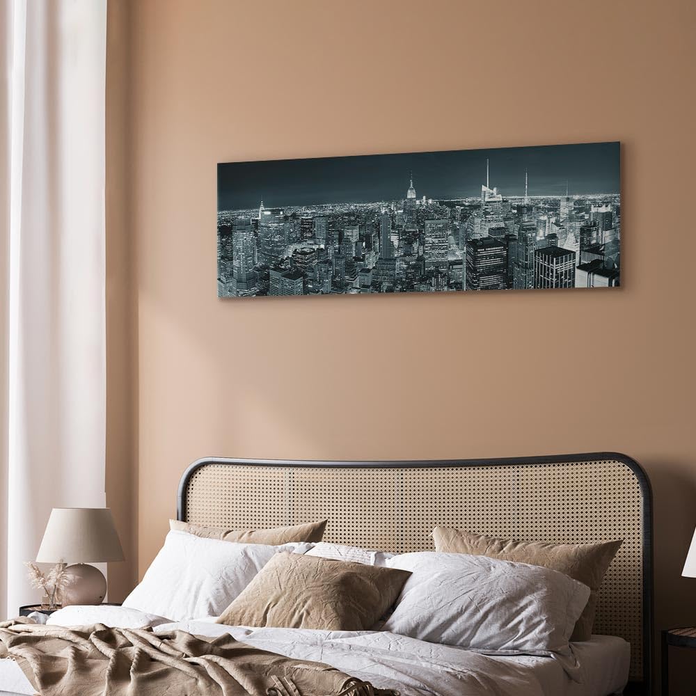 murando - Wandbilder XXL New York 135x45 cm 1 tlg - Wand Deko Vlies Leinwand Bilder Gross Wanddeko W