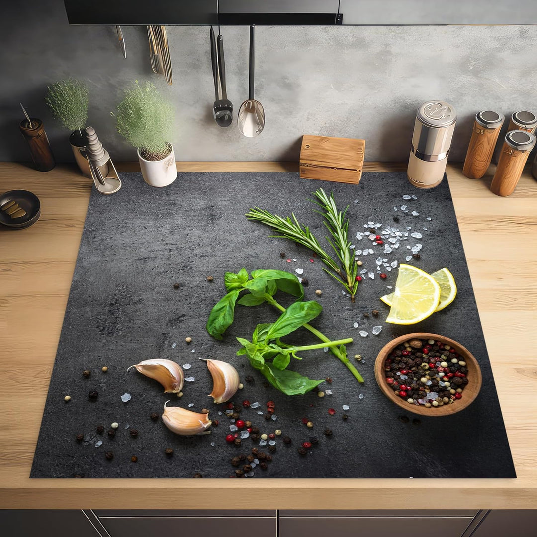 KitchenYeah© Herdabdeckplatte Einteilig Ceranfeld Abdeckplatte für Induktionsschutz Ceranfeldabdecku