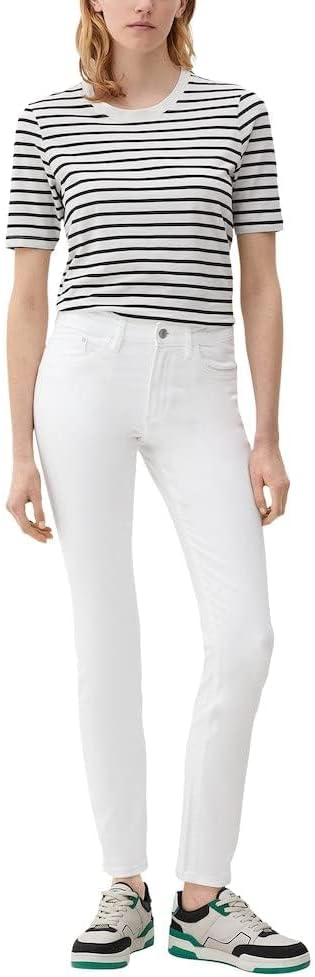 s.Oliver Damen Jeans, Betsy Slim Fit 32 Weiss, 32 Wei&#xDF;