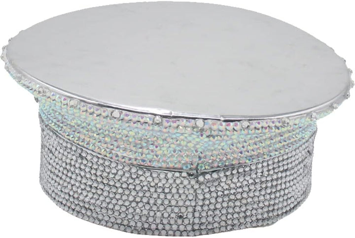 Frauen Militärkappe Handgefertigte Strassbraut Hut Glitzer Lace Baseball Cap Women Bling Cap Für Hoc