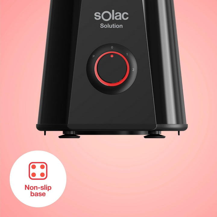 Solac Standmixer, 1500 W Schwarz 1500w | 1,5 l., Schwarz 1500w | 1,5 l.