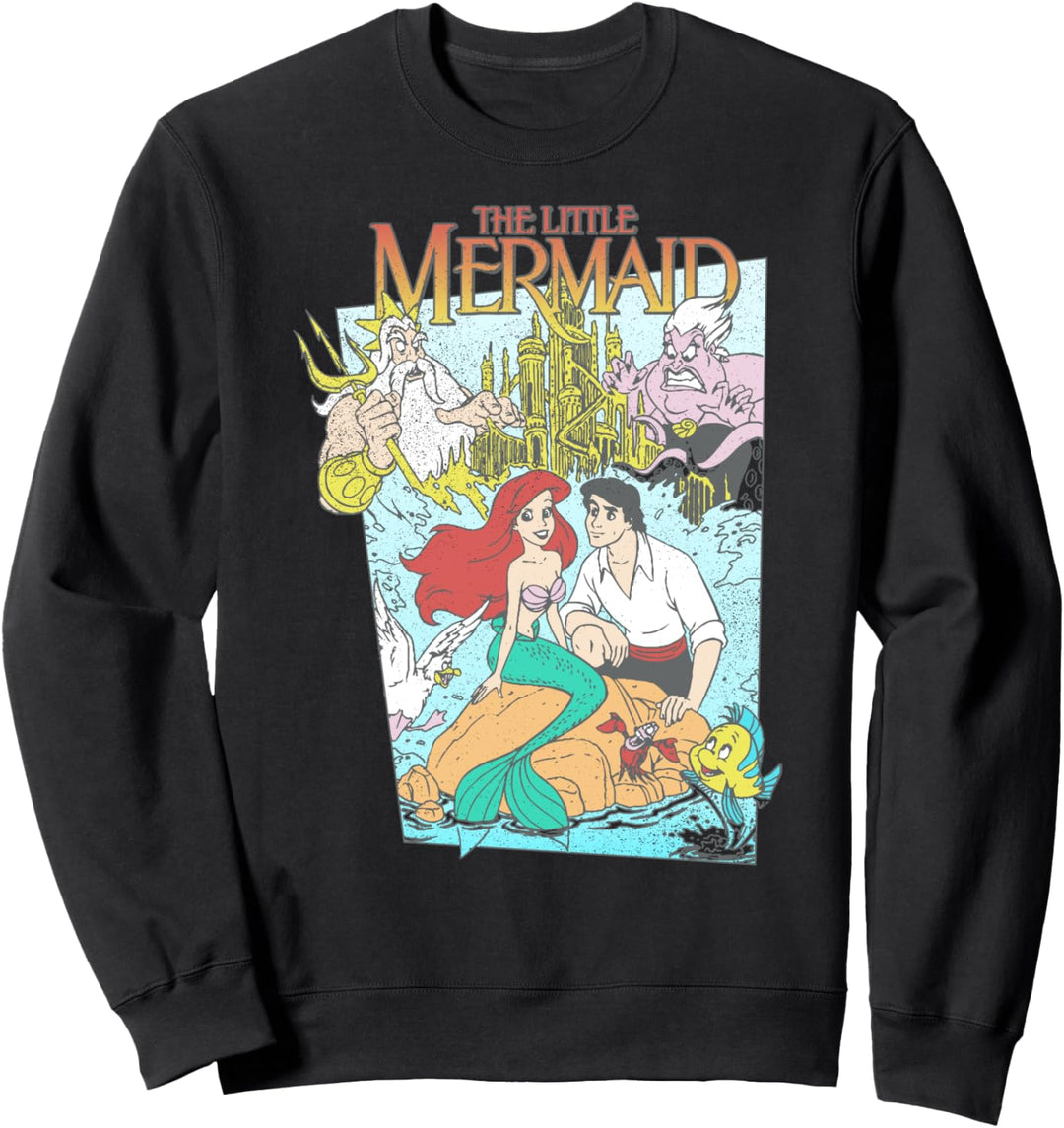 Disney The Little Mermaid Movie Cover Sweatshirt