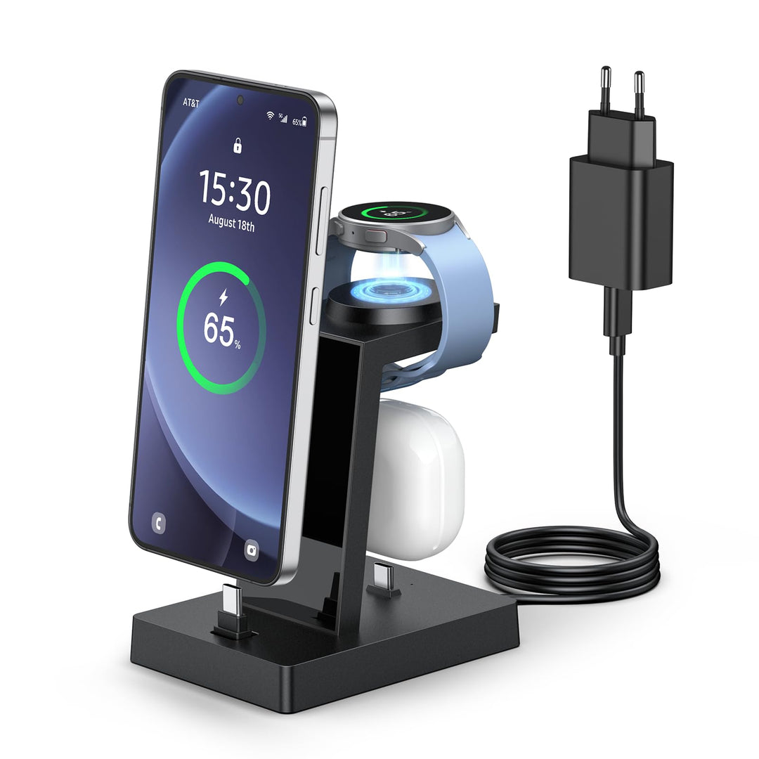 Ladestation für mehrere geräte - NANAMI 30W USB C Schnellladestation kompatibel mit Samsung Watch un