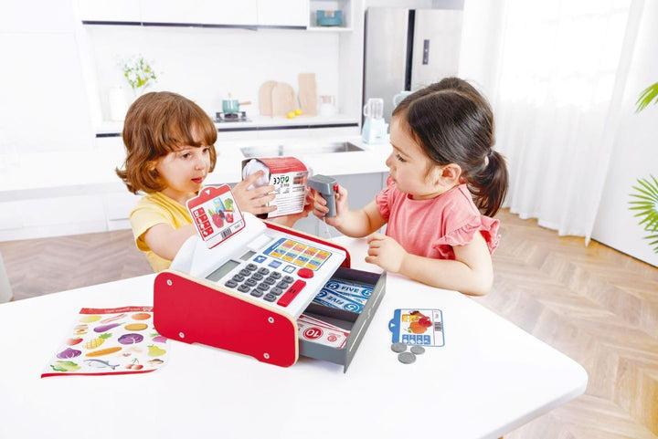 Hape E3184 Zubehör für Kaufmannsladen, Spielkasse, S