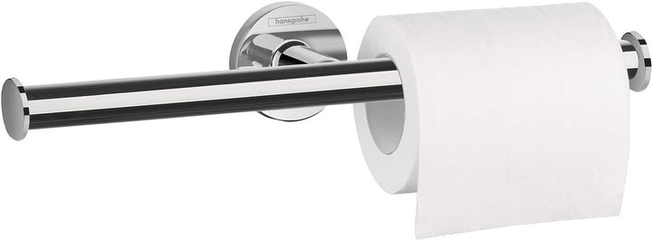 hansgrohe Logis Universal Toilettenpapierhalter (Badzubehör für 2 Rollen, ohne Abdeckung) Chrom Papi