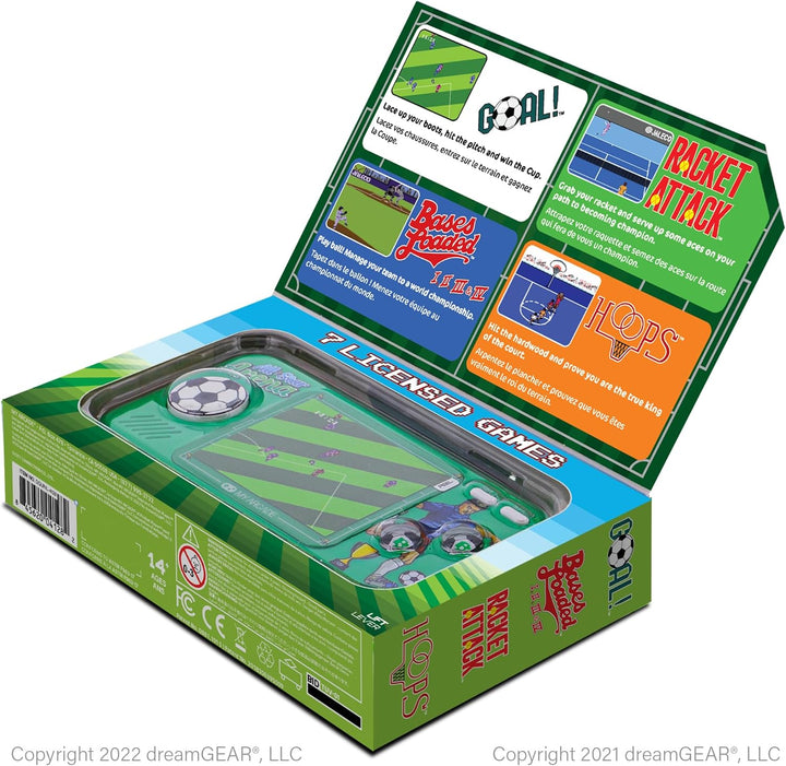 My Arcade All Star Arena Taschenspieler, tragbares Gaming-System mit 307 Retro-Spielen, 7 cm (2,7 Zo