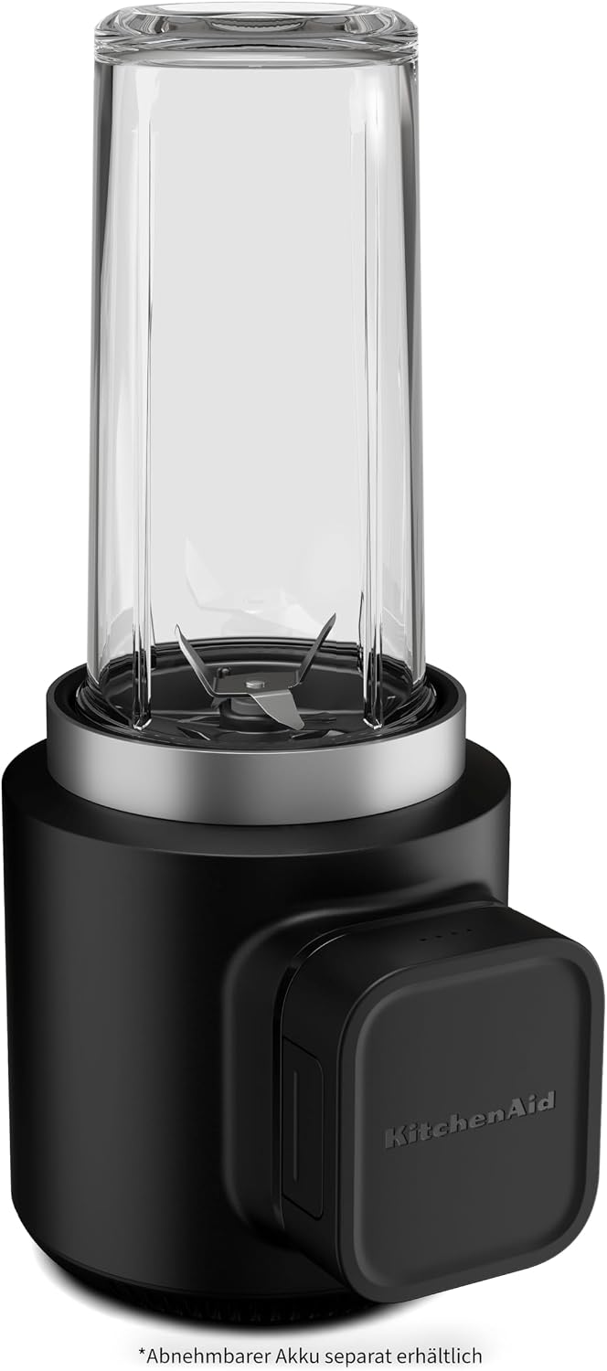 KitchenAid Kabelloser Personal Blender - Go Cordless - 473 ml BPA-freier Becher - Pulse-Taste - Edel