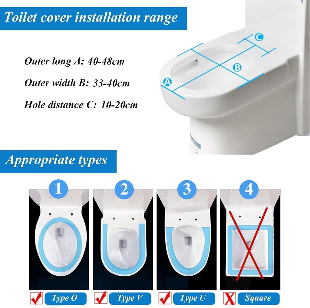 Premium-Toilettensitz aus blauem Ozeanharz, Soft-Close-Funktion mit antibakterieller Wirkung, langsa