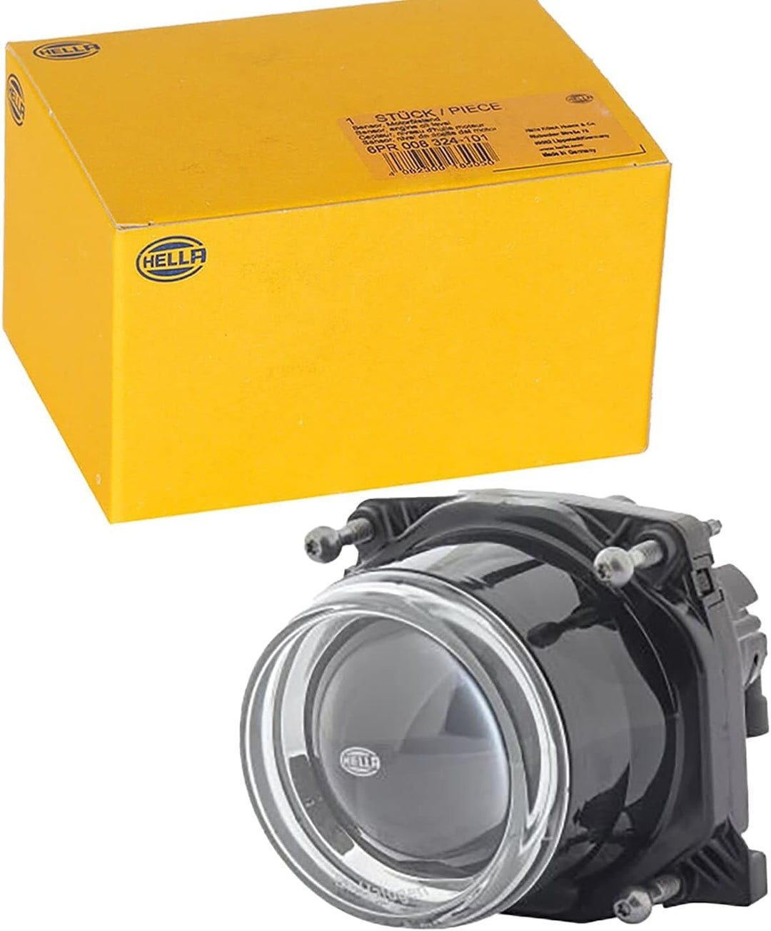 HELLA - Halogen/FF/DE-Hauptscheinwerfer - 90mm Performance - für u.a. Mercedes-Benz Unimog U300/3000