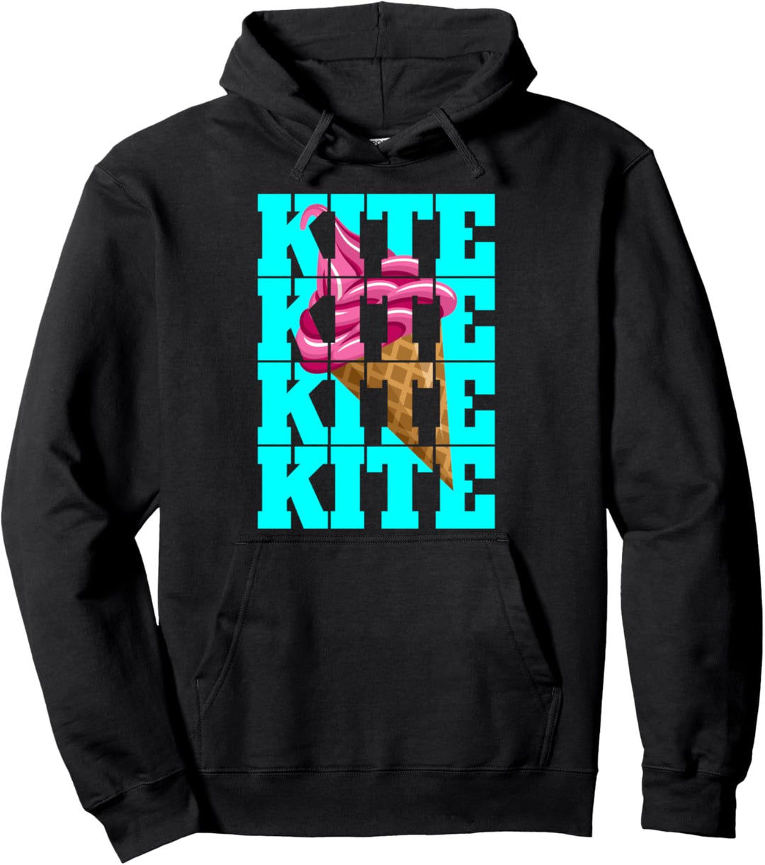 Kitesurfen Kiteboard Power-Kite Eistüte Wakeboard Surfbrett Pullover Hoodie