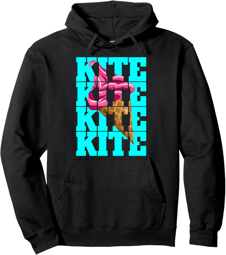 Kitesurfen Kiteboard Power-Kite Eistüte Wakeboard Surfbrett Pullover Hoodie