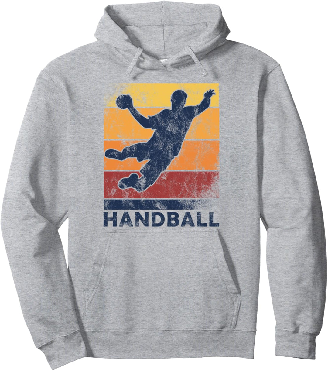 Handballsprung für Handballspieler, Vintage Pullover Hoodie