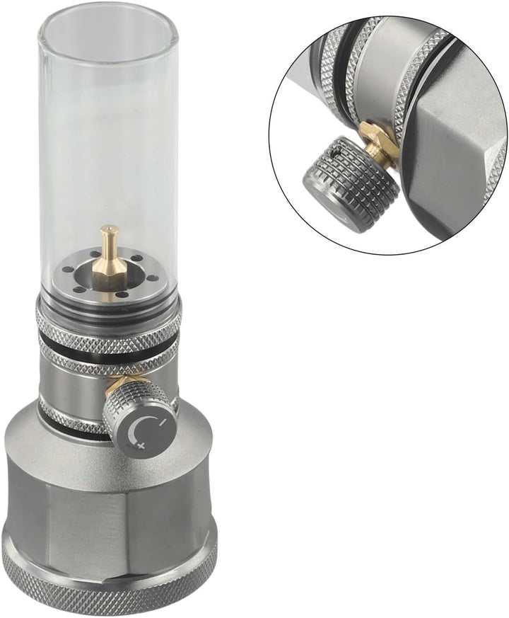 Gaslaterne für den Aussenbereich, Aluminiumlegierung, Outdoor-Camping, Zeltlaterne, Kerzenlampe mit