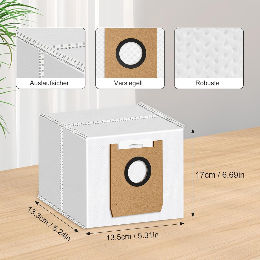 10 Stück Staubbeutel für Eufy Saugroboter 3-in-1 E20, Grosse Kapazität Vliesstoffe Staubsaugerbeutel