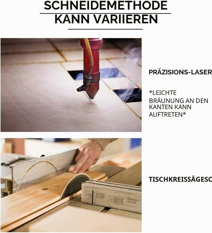 Sperrholz, 16 Stück, 2,5mm, 30,5 x 30,5 cm, perfekt für Kunst und Handwerk DIY-Projekte, 16 Stück, Q