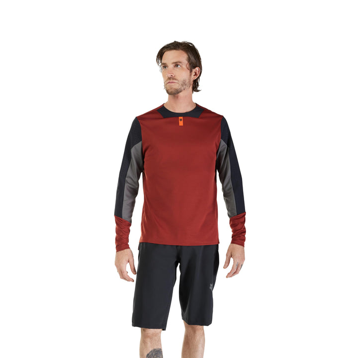 Fox Racing Herren Jersey Defend LS Trikot S Rost, S Rost
